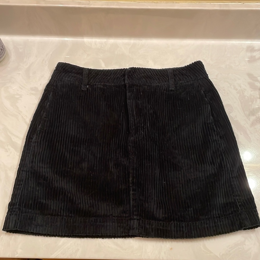Urban Outfitters Black Corduroy Skirt
